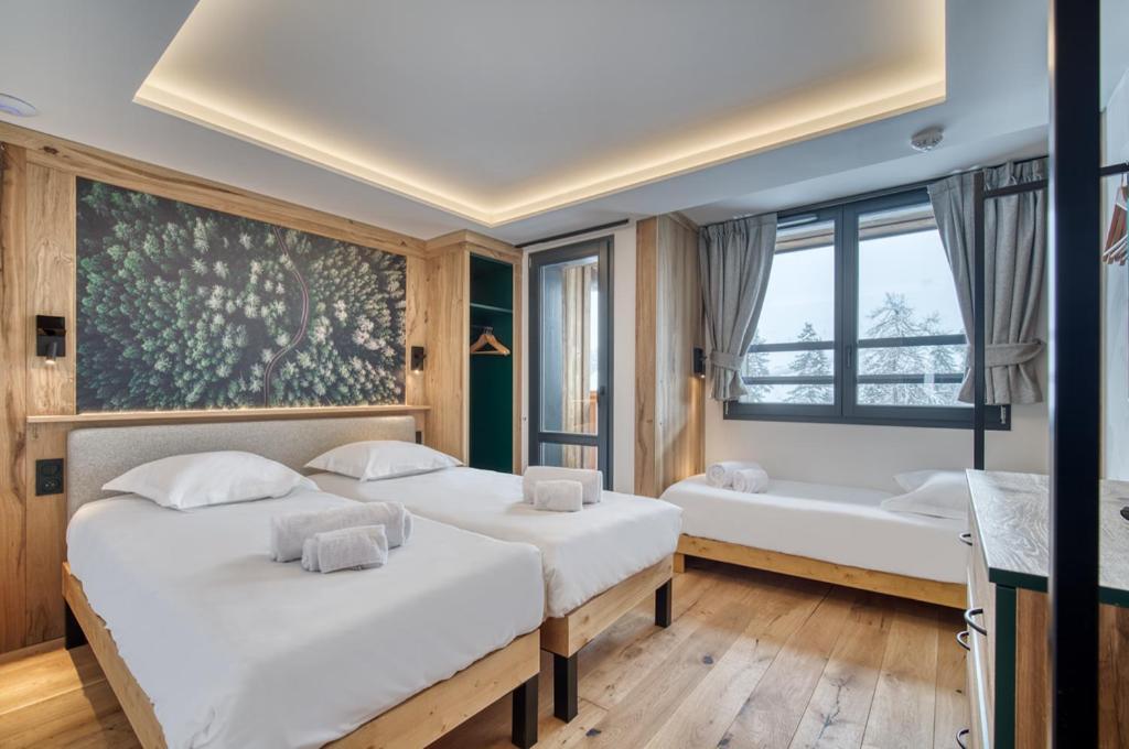 Chalet Hotel Turquoise La Plagne-Tarentaise ภายนอก รูปภาพ