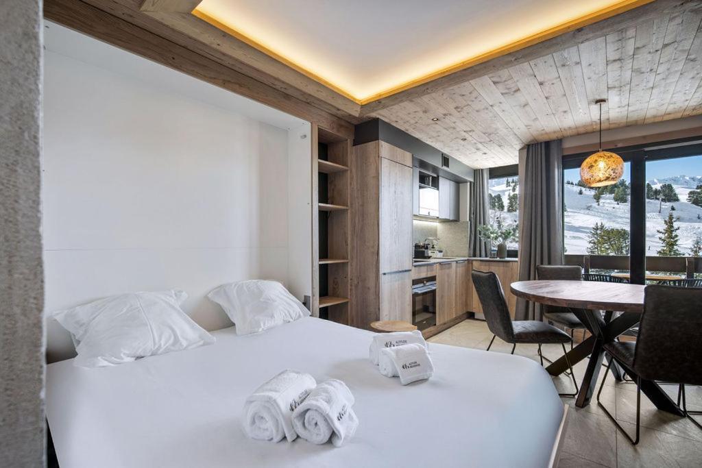 Chalet Hotel Turquoise La Plagne-Tarentaise ภายนอก รูปภาพ